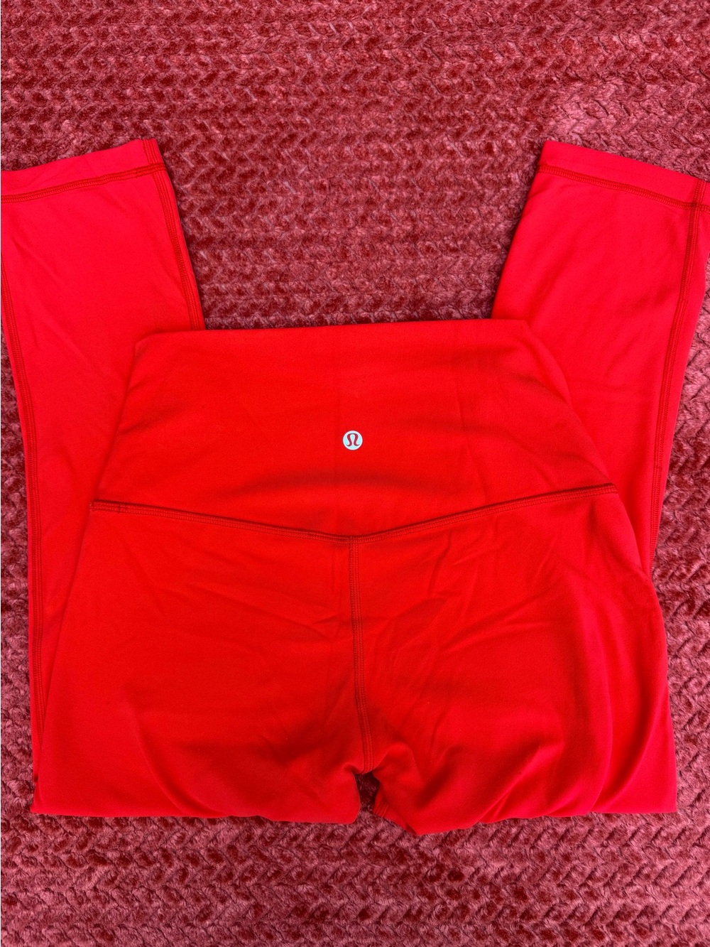lululemon athletica Red High-Waist Performance Leggings size 6 soft never used